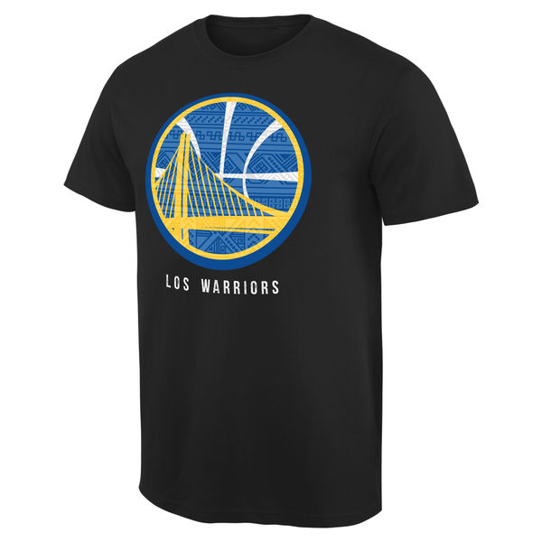 NBA Men Golden State Warriors Noches Enebea TShirt Black->nba t-shirts->Sports Accessory
